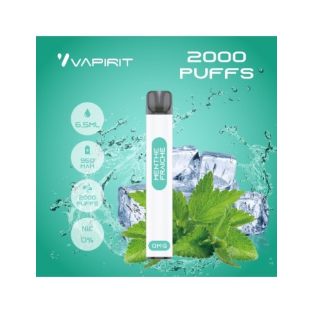 MENTHE FRAICHE VAPIRIT JETABLE 2000PUFFS