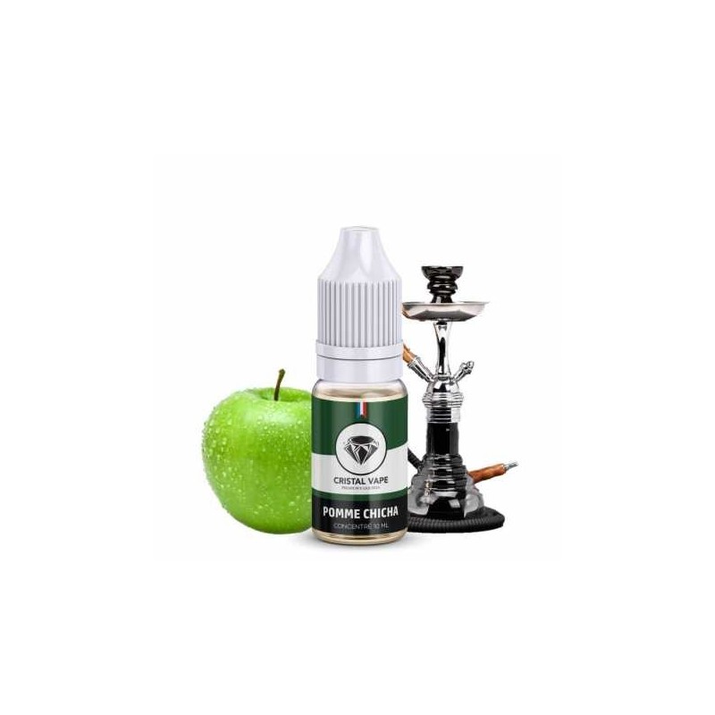 AROME POMME CHICHA 10ML CRISTAL VAPE