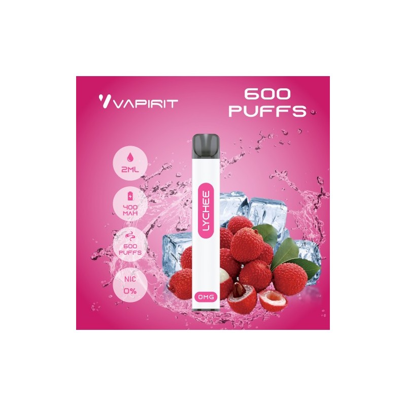 Lychee Vapirit Jetable 600puffs