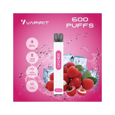 Lychee Vapirit Jetable 600puffs