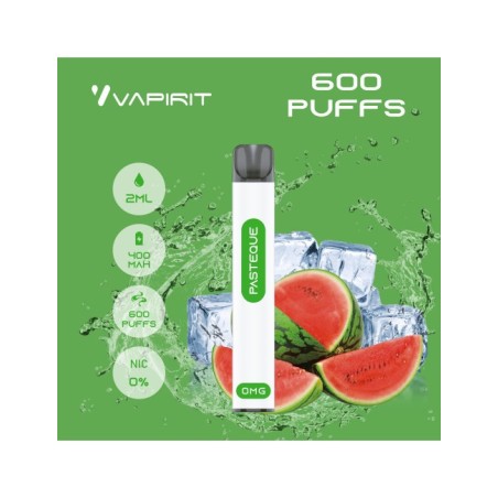 Pastèque Vapirit Jetable 600puffs