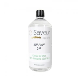 Base 1L 20PG 80VG E-SAVEUR