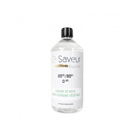 Base 1L 20PG 80VG E-SAVEUR