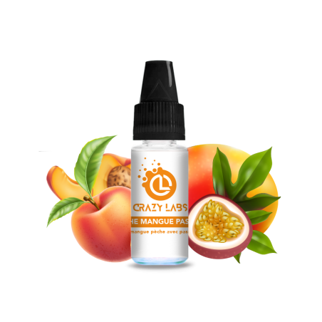 PECHE MANGUE PASSION 10ML CRAZY LABS