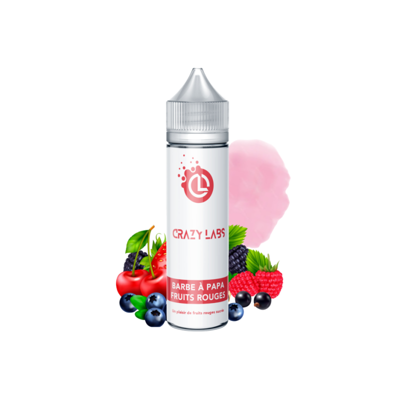 Barbe à Papa Fruits Rouges 50ml