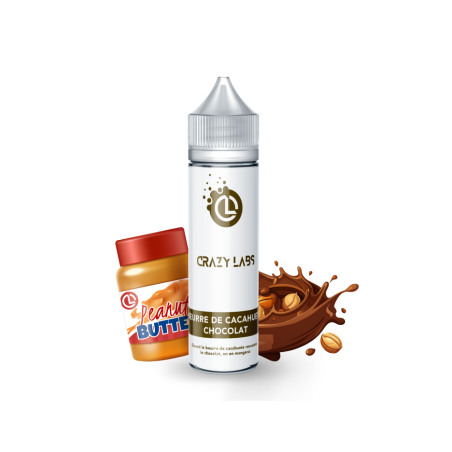 BEURRE DE CACAHUETE CHOCOLAT 50ML CRAZY LABS