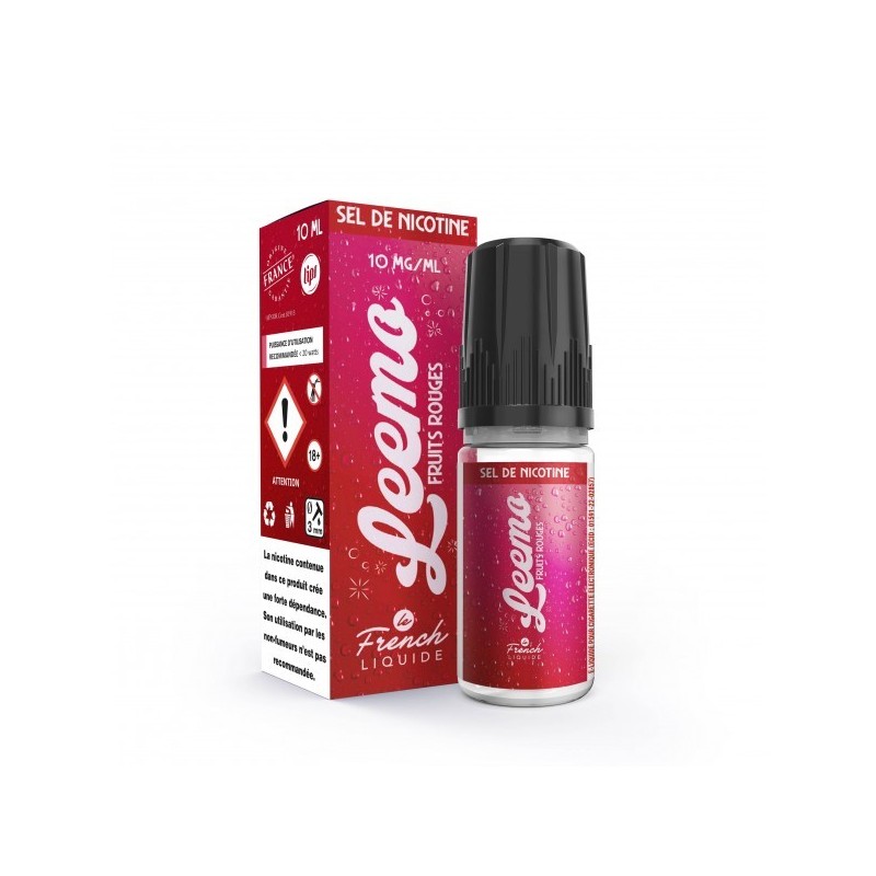 FRUITS ROUGES SEL DE NICOTINE 10ML LEEMO