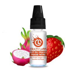 FRUIT DU DRAGON FRAISE MURE 10ML CRAZY LABS