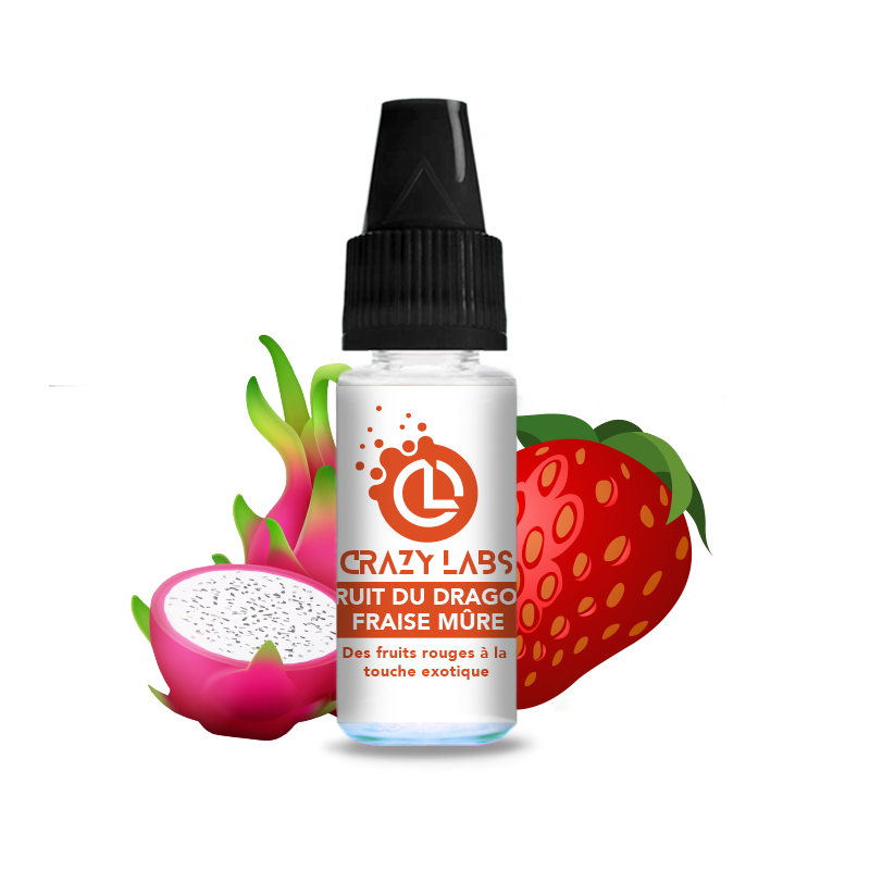 FRUIT DU DRAGON FRAISE MURE 10ML CRAZY LABS FRUIT DU DRAGON FRAISE MURE 10ML CRAZY LABS