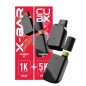 CARTOUCHE PRE REMPLIE CUBX GO XBAR STRAWBERRY ICE
