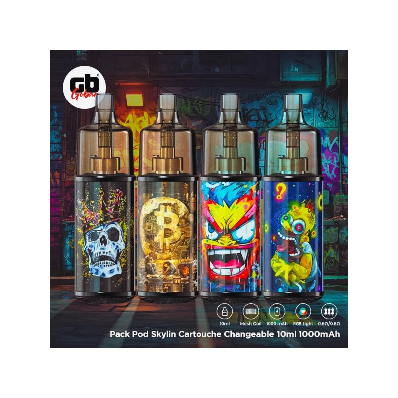 KIT TORNADO SKYLIN 1000MAH SLEEVE EDITION NEW COLORS