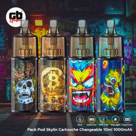 KIT TORNADO SKYLIN 1000MAH SLEEVE EDITION NEW COLORS