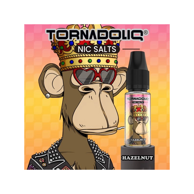 HAZELNUT 20MG NIC SALT 10ML TORNADOLIQ