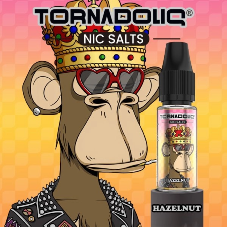 HAZELNUT 20MG NIC SALT 10ML TORNADOLIQ