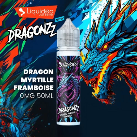 DRAGON MYRTILLE FRAMBOISE 50ML DRAGONZZ