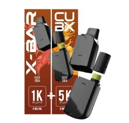 CARTOUCHE PRE REMPLIE CUBX GO XBAR FIZZY COLA