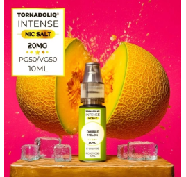 DOUBLE MELON ICE NIC SALTS 10ML INTENSE BY TORNADOLIQ