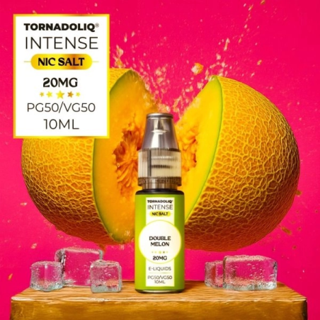 DOUBLE MELON ICE NIC SALTS 10ML INTENSE BY TORNADOLIQ