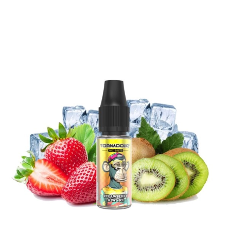 STRAWBERRY KIWI ICE NIC SALT 10ML TORNADOLIQ