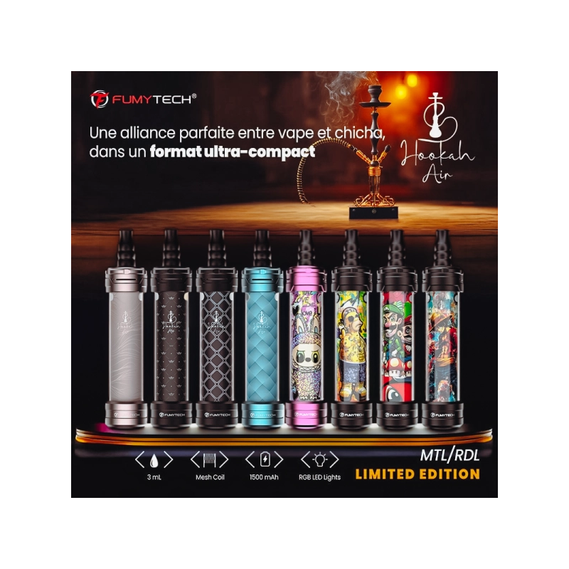 HOOKAH AIR MINI 3ML 1500MAH LIMITED EDITION