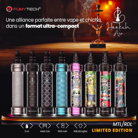 HOOKAH AIR MINI 3ML 1500MAH LIMITED EDITION