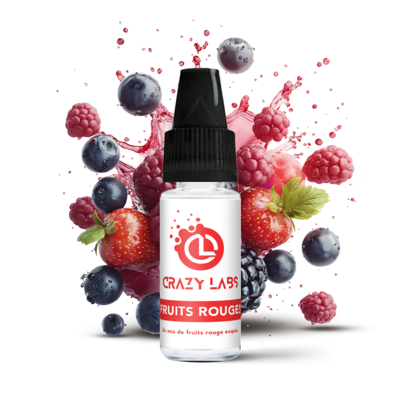 FRUITS ROUGES 10ML CRAZY LABS