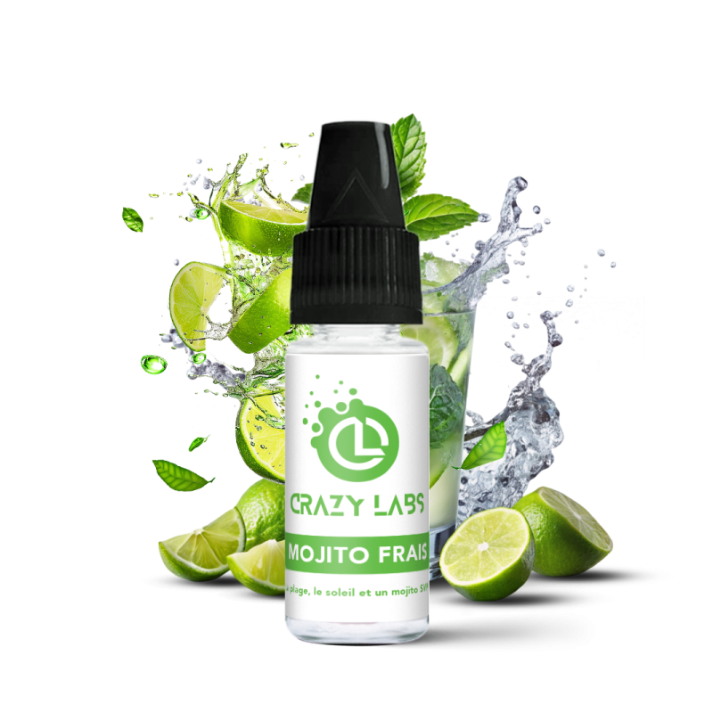 MOJITO FRAIS 10ML CRAZY LABS