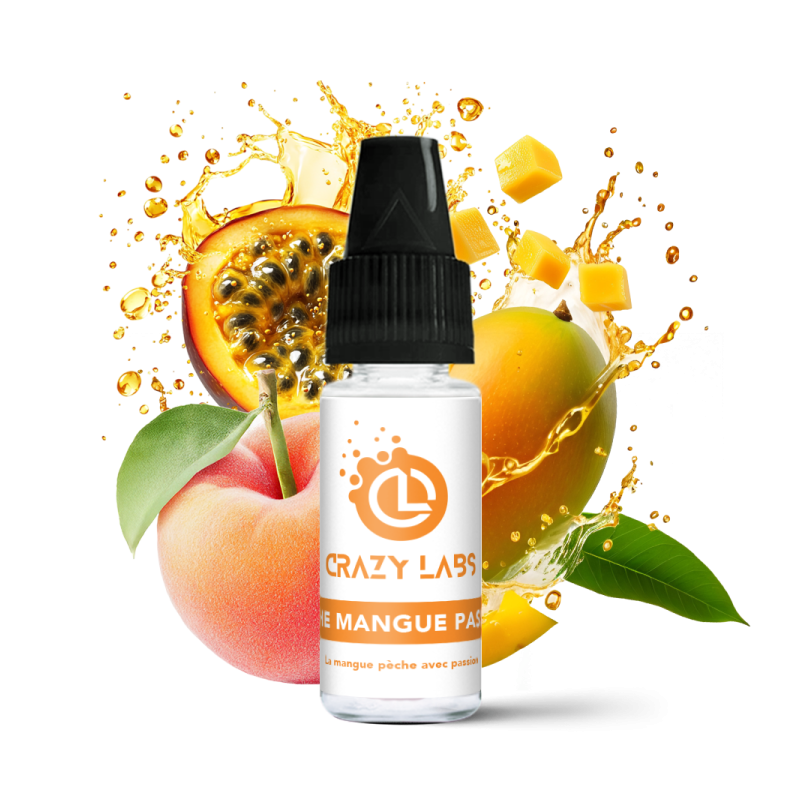 PECHE MANGUE PASSION 10ML CRAZY LABS