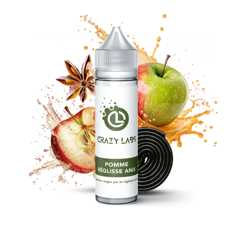 Pomme Réglisse Anis 50ml Crazy Labs