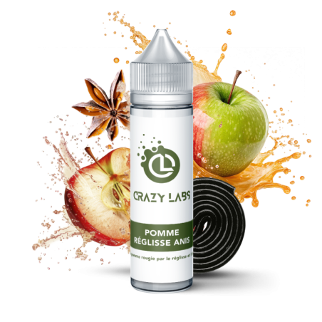 Pomme Réglisse Anis 50ml Crazy Labs