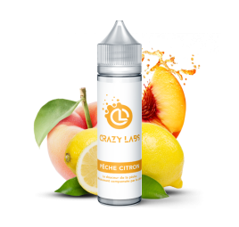 Pêche Citron 50ml CRAZY LABS