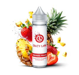 ANANAS FRAISE 50ML CRAZY LABS