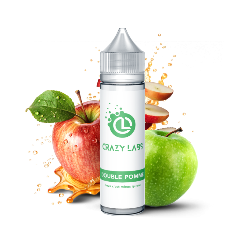 DOUBLE POMME 50ML CRAZY LABS DOUBLE POMME 50ML CRAZY LABS
