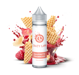 GAUFRETTE FRAMBOISE 50ML CRAZY LABS