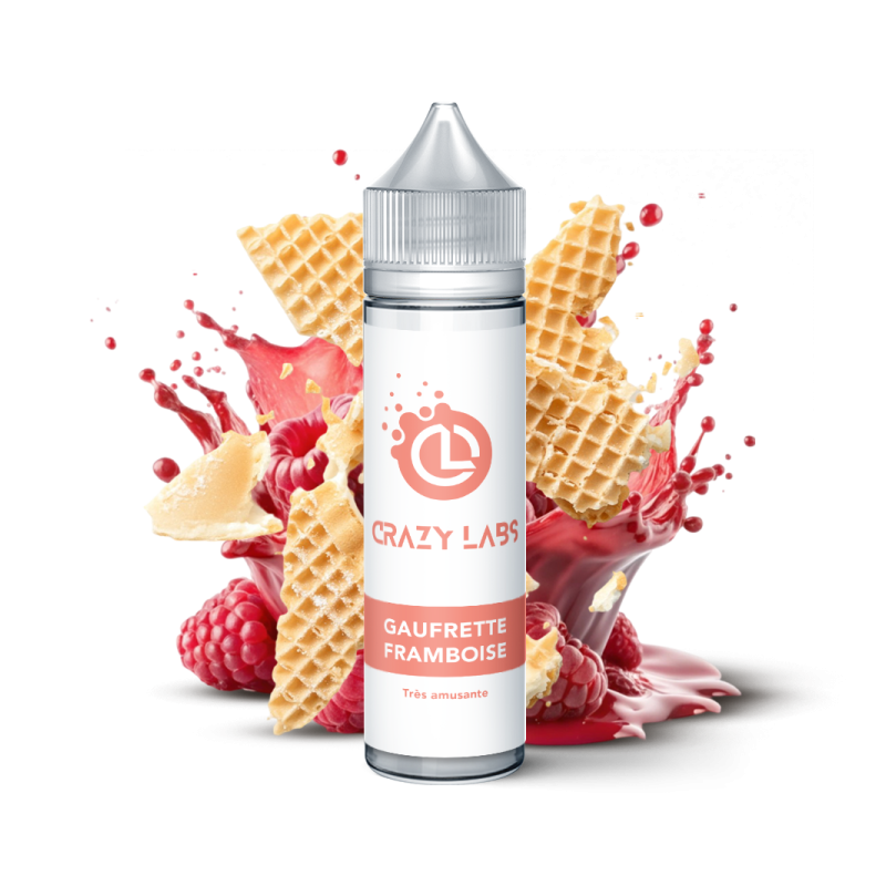 GAUFRETTE FRAMBOISE 50ML CRAZY LABS