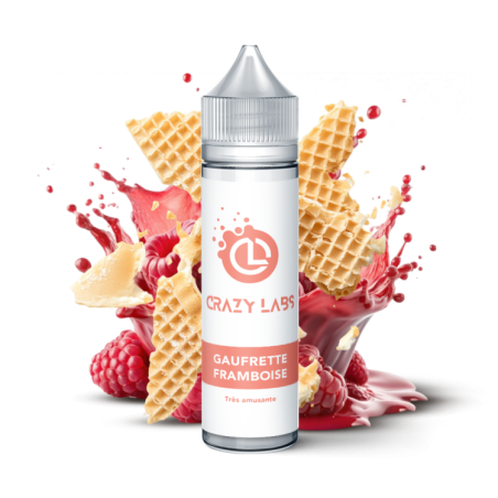 GAUFRETTE FRAMBOISE 50ML CRAZY LABS
