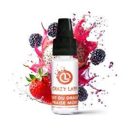 FRUIT DU DRAGON FRAISE MURE 10ML CRAZY LABS