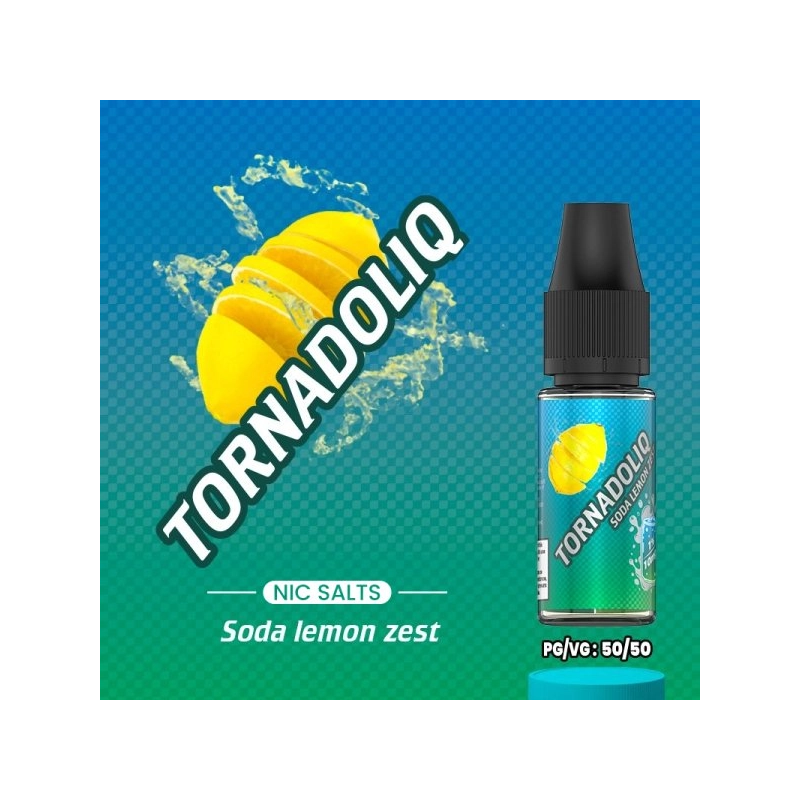 SODA LEMON ZEST 10ML NIC SALT TORNADOLIQ