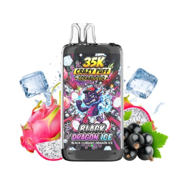CRAZY PUFF 35K BLACK DRAGON ICE 20MG NIC SALT TORNADOLIQ