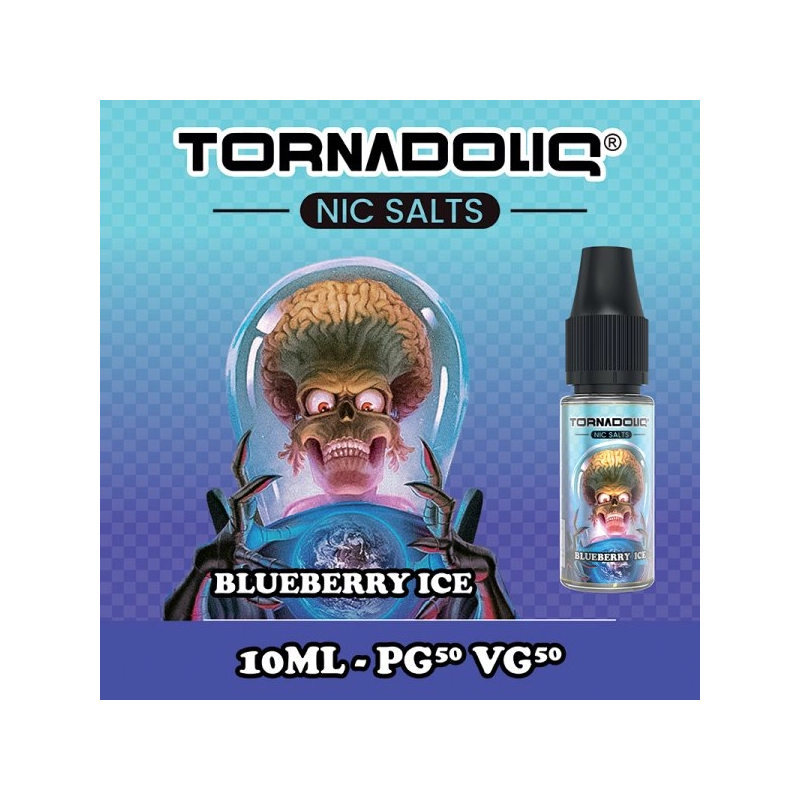 BLUEBERRY ICE 10ML NIC SALT TORNADOLIQ